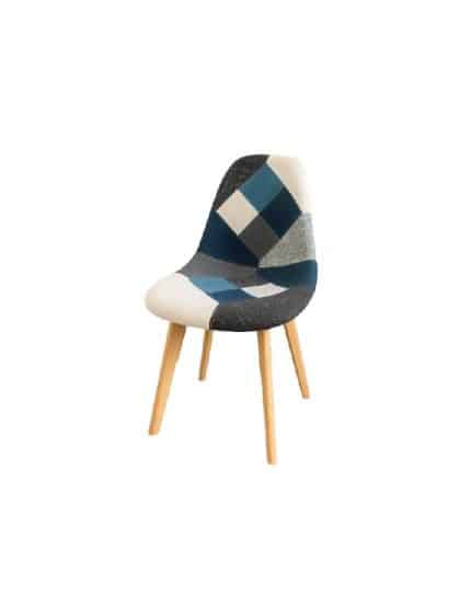Silla Patchwork Wood