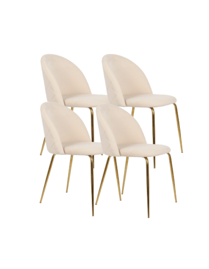 x4 Pack Silla Premium Gold
