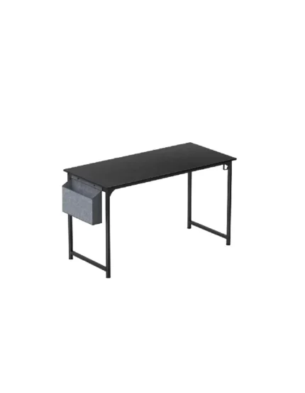 Escritorio Home Office Resistente Madera Negra 100cm