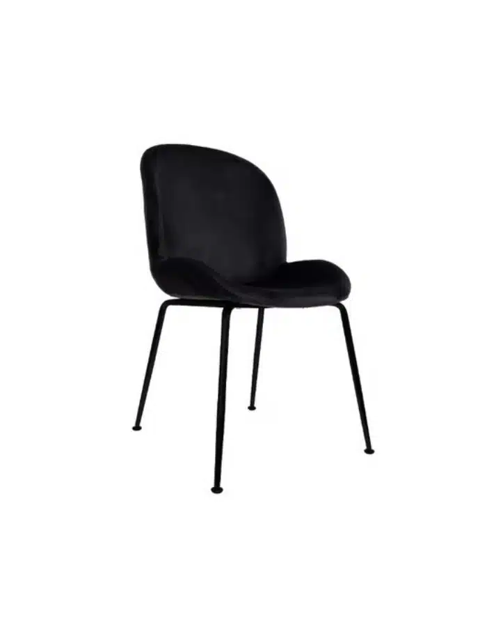 SILLA BEETLE CON PATAS NEGRAS