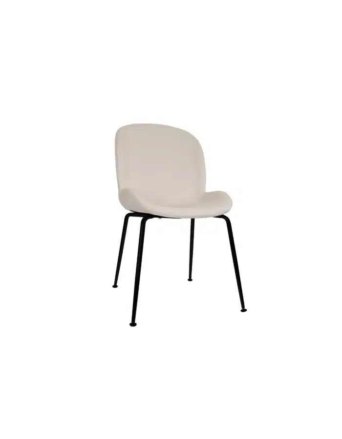 SILLA BEETLE CON PATAS NEGRAS