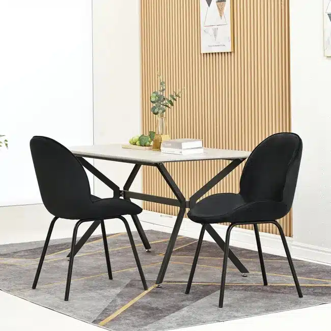 SILLA BEETLE CON PATAS NEGRAS