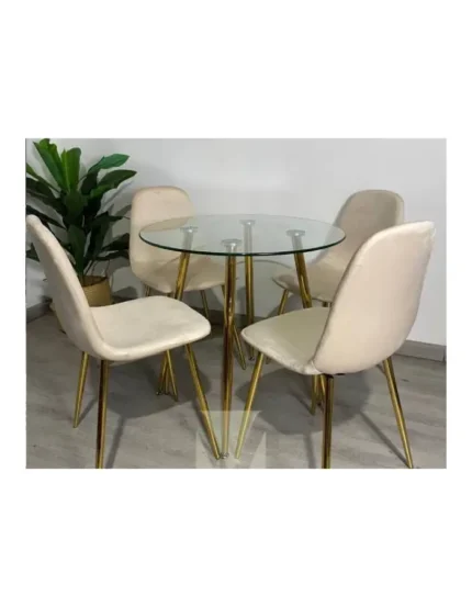 Comedor Smart Lyon Gold 4personas