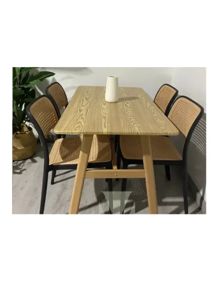 Comedor Rectangular Hoffman Wood 4p