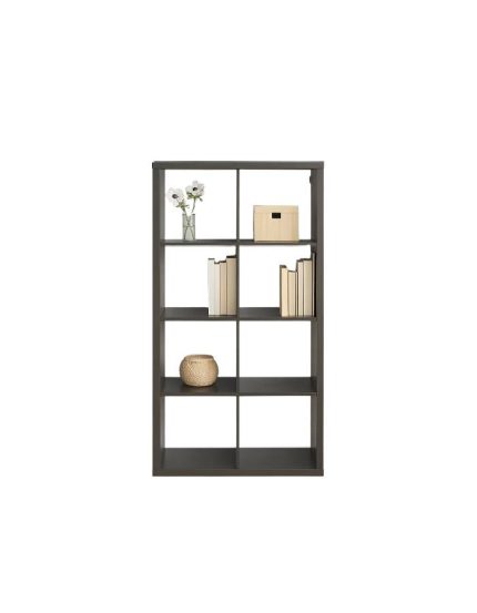Estante Modular Zyno con 8 Compartimentos - Negro