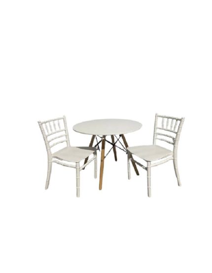 Set Mesa Kids 60cm + 2 Silla Chiavari Kids