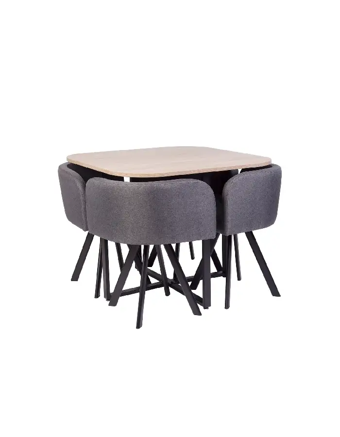 Comedor Boston Grey 4P