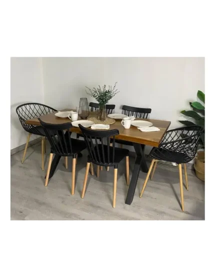Comedor Sur Rustico Windsor Mesh 6P