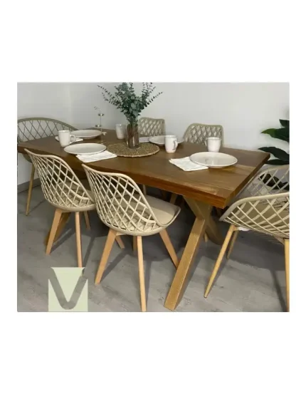 Comedor Sur Rustico Mesh 6P