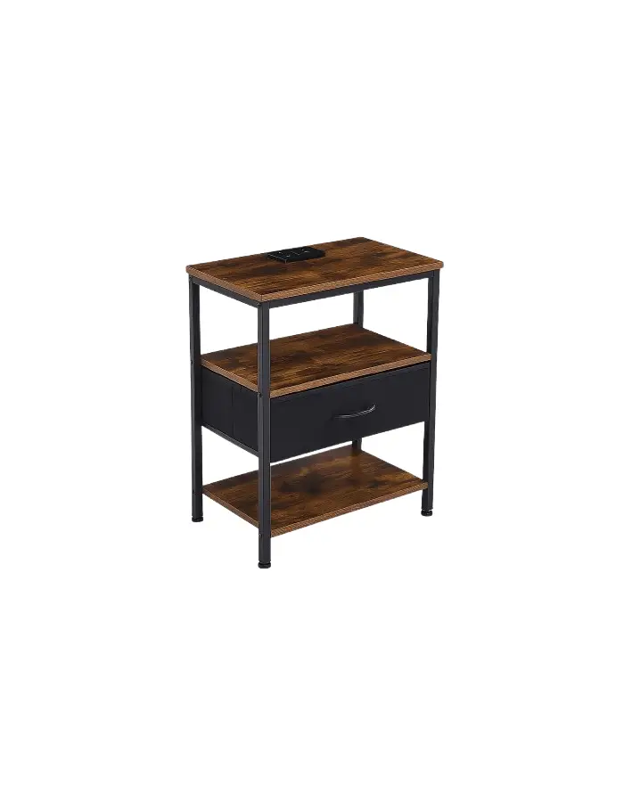 Velador Estilo Indusctrial Blackwood