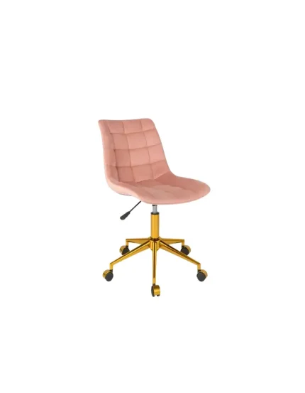 Silla de escritorio Macron base Dorada