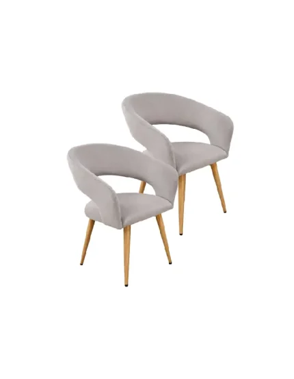 Pack 2 Sitiales Siena Patas Simil Madera